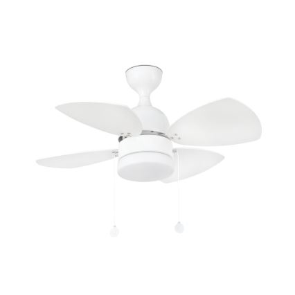 FARO 33704 - Stropní ventilátor MEDITERRÁNEO 1xE14/8W/230V