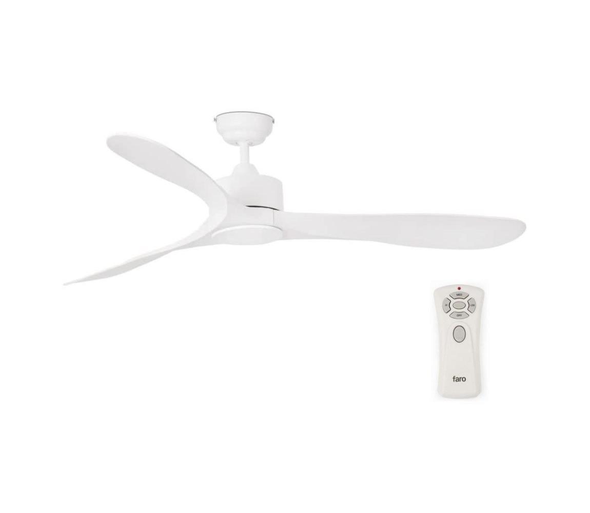 FARO Barcelona FARO 33750 - Stropní ventilátor LUZON bílá FA33750