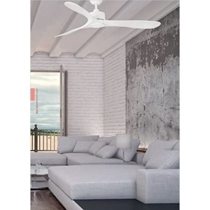 FARO 33750 - Stropní ventilátor LUZON bílá