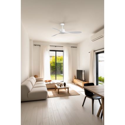 FARO 33750DC - Stropní ventilátor LUZON L bílá + dálkové ovládání