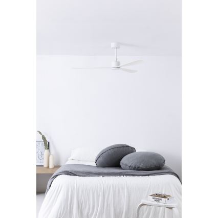 FARO 33760WT - Stropní ventilátor AMELIA L bílá pr. 132 cm Wi-Fi Tuya + dálkové ovládání