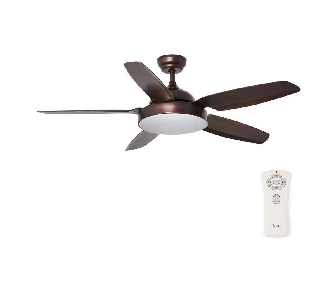 FARO Barcelona FARO 33780 - LED Stropní ventilátor LEYTE LED/20W/230V FA33780