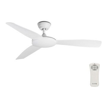 FARO 33802 - Stropní ventilátor ISLOT bílá + dálkové ovládání