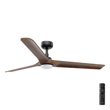 FARO 33809-1TW - LED Stmívatelný ventilátor HEYWOOD LED/10W/230V 2700/3000/4000K pr. 132 cm + dálkové ovládání