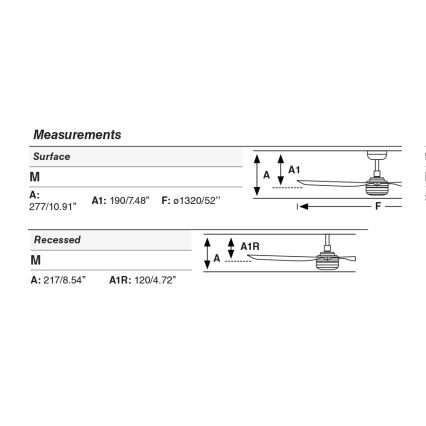 FARO 33816WT1S - LED Stmívatelný stropní ventilátor PUNT M LED/18W/230V 2700/3000/4000K pr. 132 cm béžová/bílá Wi-Fi Tuya + dálkové ovládání