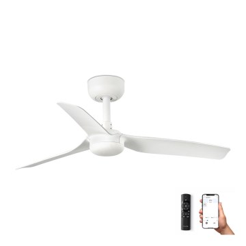 FARO 33820WP - Stropní ventilátor MINI PUNT S bílá pr. 90 cm SMART + dálkové ovládání