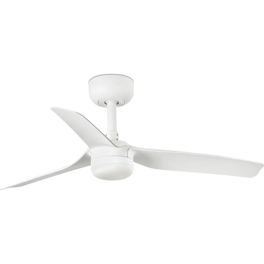FARO 33820WT-1TW - LED Stmívatelný stropní ventilátor MINI PUNT S LED/10W/230V 2700/4000/6000K bílá pr. 90 cm Wi-Fi Tuya + dálkové ovládání