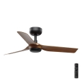 FARO 33823 - Stropní ventilátor MINI PUNT S hnědá/černá pr. 90 cm + dálkové ovládání