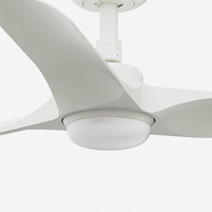 FARO 33824-1TW - LED Stmívatelný stropní ventilátor HEY S LED/10W/230V 2700/3000/4000K bílá pr. 90 cm + dálkové ovládání