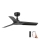 FARO 33825WP - Stropní ventilátor HEY S černá pr. 90 cm SMART + dálkové ovládání