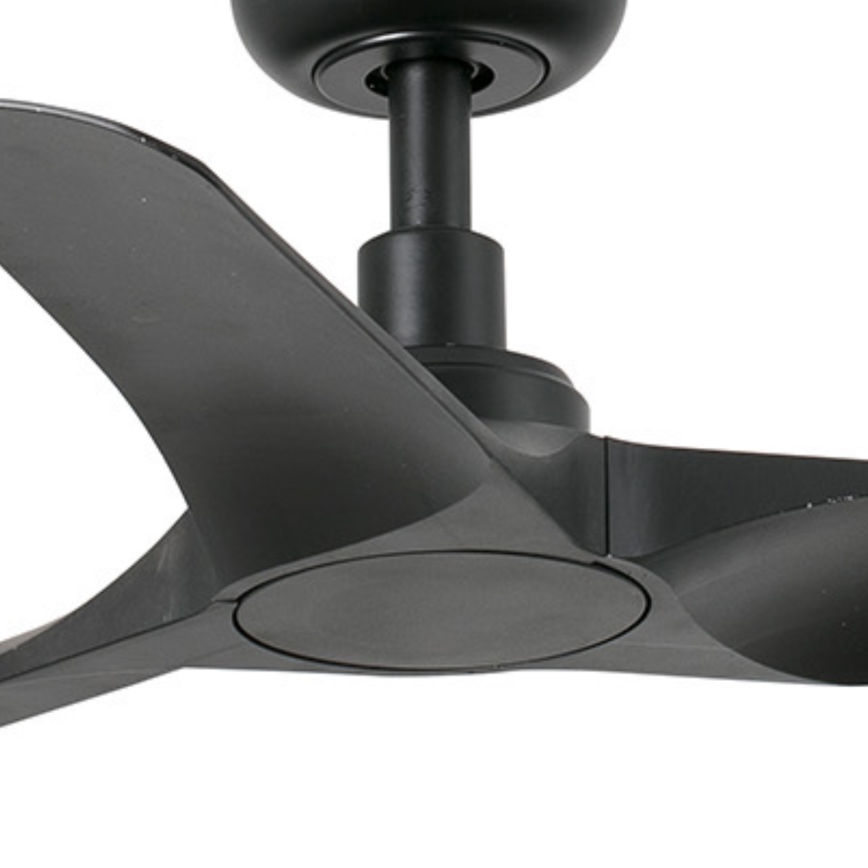 FARO 33825WP - Stropní ventilátor HEY S černá pr. 90 cm SMART + dálkové ovládání
