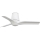FARO 33826-1TW - LED Stmívatelný stropní ventilátor HEY TUB S LED/10W/230V 2700/3000/4000K bílá pr. 90 cm + dálkové ovládání