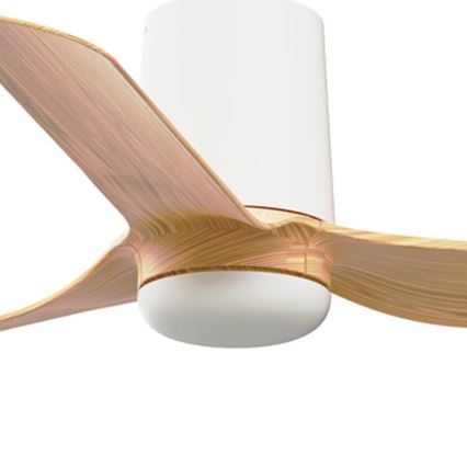 FARO 33833 - Stropní ventilátor MINI PUNT TUB S hnědá/bílá pr. 90 cm + dálkové ovládání