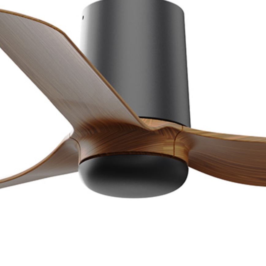 FARO 33835 - Stropní ventilátor MINI PUNT TUB S hnědá/černá pr. 90 cm + dálkové ovládání