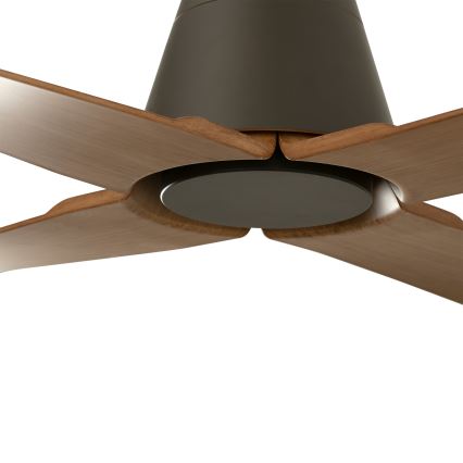 FARO 34106 - Stropní ventilátor TYPHOON M hnědá pr. 130 cm IP44 + dálkové ovládání