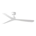 FARO 34194WT - Stropní ventilátor ROCKER M pr. 132 cm bílá Wi-Fi Tuya + dálkové ovládání
