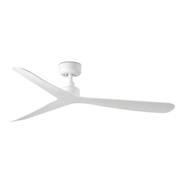FARO 34194WT - Stropní ventilátor ROCKER M pr. 132 cm bílá Wi-Fi Tuya + dálkové ovládání