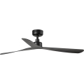 FARO 34196WT - Stropní ventilátor ROCKER M pr. 132 cm černá Wi-Fi Tuya + dálkové ovládání