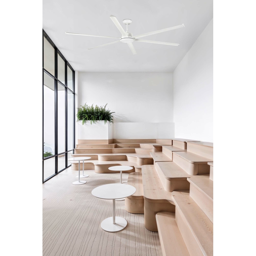 FARO 34206 - Stropní ventilátor ROTTERDAM XXL bílá pr. 250 cm + dálkové ovládání