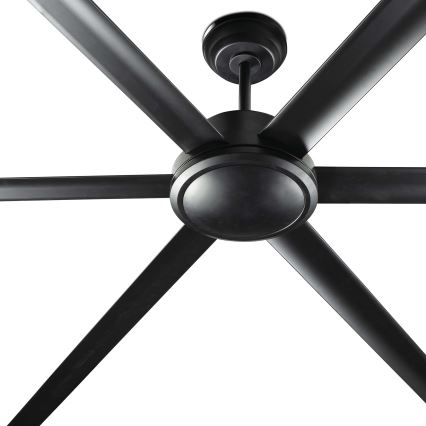 FARO 34207 - Stropní ventilátor ROTTERDAM XXL černá pr. 250 cm + dálkové ovládání