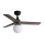 FARO 34278-11L - Stropní ventilátor KLIM S 1xE27/15W/230V dřevo/černá pr. 92,5 cm + dálkové ovládání