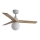FARO 34281-11L - Stropní ventilátor KLIM S 1xE27/15W/230V dřevo/bílá pr. 92,5 cm + dálkové ovládání