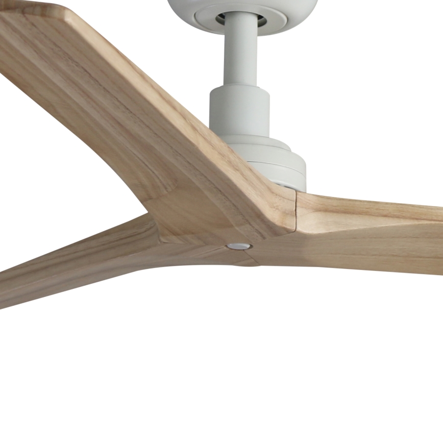 FARO 34281 - Stropní ventilátor KLIM S hnědá/bílá pr. 92,5 cm + dálkové ovládání