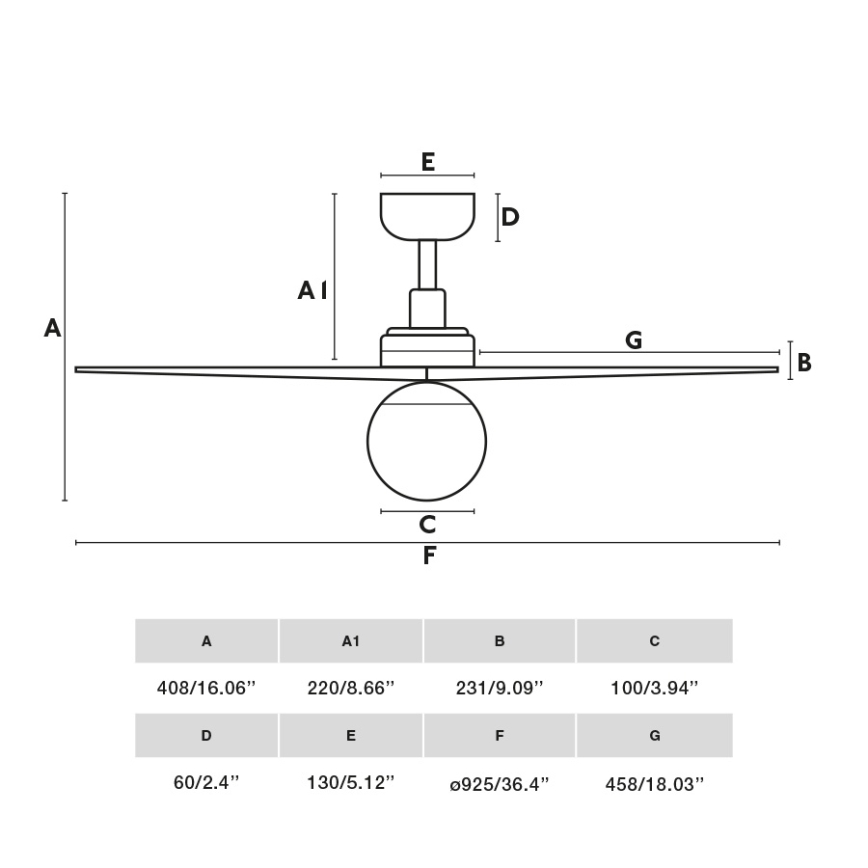 FARO 34281WT-11L - Stropní ventilátor KLIM S 1xE27/15W/230V dřevo/bílá pr. 92,5 cm Wi-Fi Tuya + dálkové ovládání