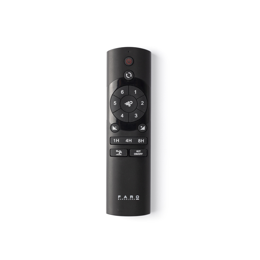 FARO 34282WT-11L - Stropní ventilátor KLIM L 1xE27/15W/230V dřevo/černá pr. 150 cm Wi-Fi Tuya + dálkové ovládání