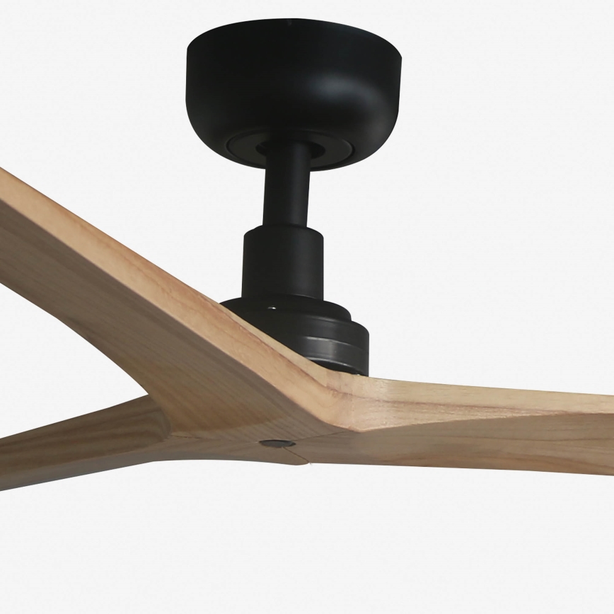 FARO 34283 - Stropní ventilátor KLIM M hnědá/černá pr. 125 cm + dálkové ovládání