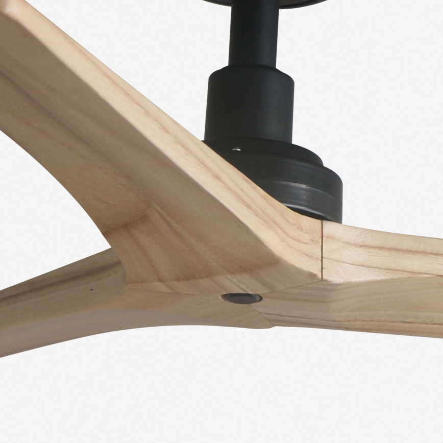 FARO 34284 - Stropní ventilátor KLIM S hnědá/černá pr. 92,5 cm + dálkové ovládání