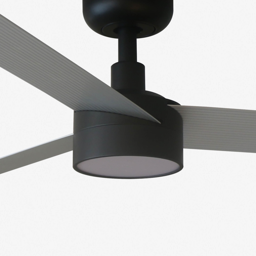 FARO 34286-1TW - LED Stmívatelný stropní ventilátor CRUISER L LED/18W/230V 2700/4000/6500K pr. 132 cm černá/šedá + dálkové ovládání