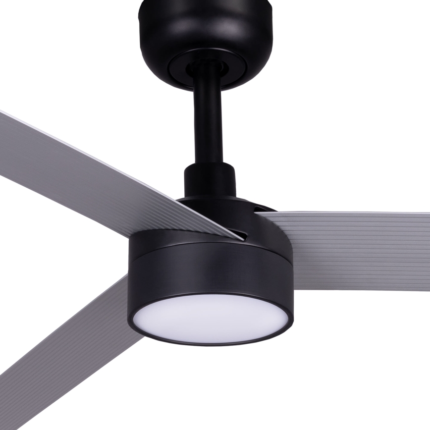 FARO 342871S - LED Stmívatelný stropní ventilátor CRUISER XL LED/18W/230V 2700/3000/4000K pr. 160 cm šedá/černá + dálkové ovládání