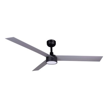 FARO 34287WT1S - LED Stmívatelný stropní ventilátor CRUISER XL LED/18W/230V 2700/3000/4000K pr. 160 cm šedá/černá Wi-Fi Tuya + dálkové ovládání