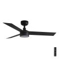 FARO 34289-1TW - LED Stmívatelný stropní ventilátor CRUISER S LED/18W/230V 2700/3000/4000K pr. 106 cm černá + dálkové ovládání