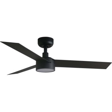 FARO 34289WT1S - LED Stmívatelný stropní ventilátor CRUISER S LED/18W/230V 2700/3000/4000K pr. 106 cm černá Wi-Fi Tuya + dálkové ovládání