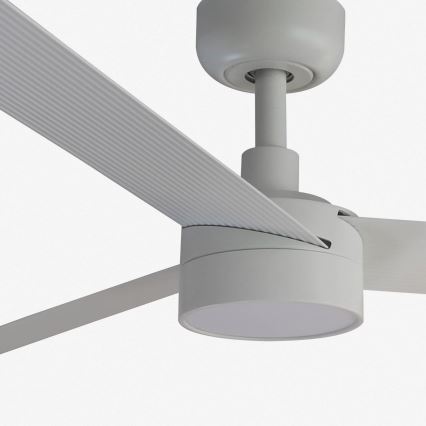 FARO 34290-1TW - LED Stmívatelný ventilátor CRUISER LED/20W/230V 2700/4000/6500K pr. 132 cm bílá + dálkové ovládání
