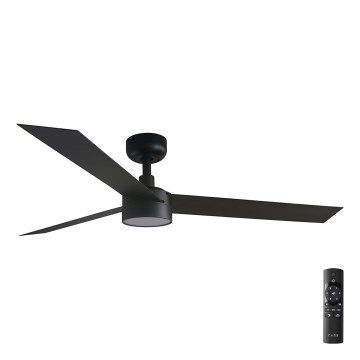 FARO 34291-1TW - LED Stmívatelný stropní ventilátor CRUISER LED/20W/230V 2700/3000/4000K pr. 132 cm černá + dálkové ovládání