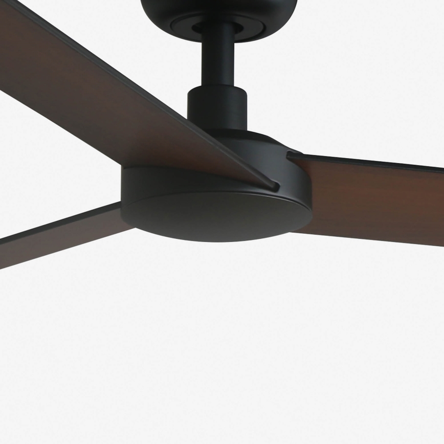 FARO 34296WP - Stropní ventilátor RUDDER S černá pr. 106 cm SMART + dálkové ovládání