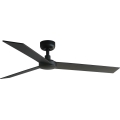 FARO 34298WT - Stropní ventilátor RUDDER L černá/wenge pr. 132 cm Wi-Fi Tuya + dálkové ovládání