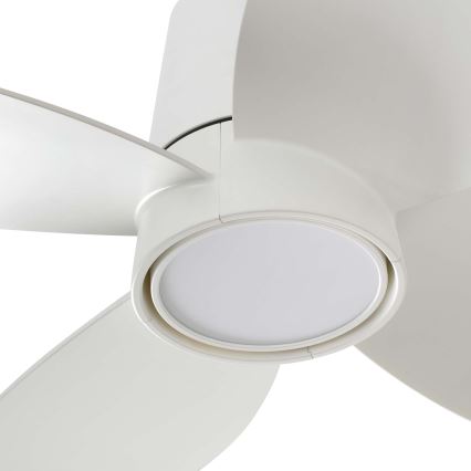 FARO 34315 - LED Stmívatelný stropní ventilátor KLOVER S LED/20W/230V 2700/4000/6500K bílá pr. 80 cm + dálkové ovládání
