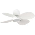 FARO 34315SWT - LED Stmívatelný stropní ventilátor KLOVER S LED/20W/230V 2700/3000/4000K pr. 80 cm bílá Wi-Fi Tuya + dálkové ovládání