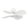 FARO 34315SWT - LED Stmívatelný stropní ventilátor KLOVER S LED/20W/230V 2700/3000/4000K pr. 80 cm bílá Wi-Fi Tuya + dálkové ovládání