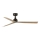 FARO 34371WT - Stropní ventilátor MARINE M pr. 125 cm hnědá/černá IP44 Wi-Fi Tuya + dálkové ovládání