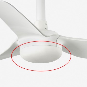 FARO 3R773 - Náhradní kryt pro ventilátor MINI PUNT pr. 12 cm bílá