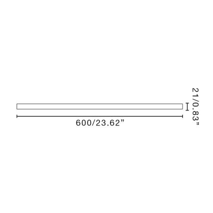 FARO 3T061209 - Prodlužovací tyč LANTAU 60 cm černá