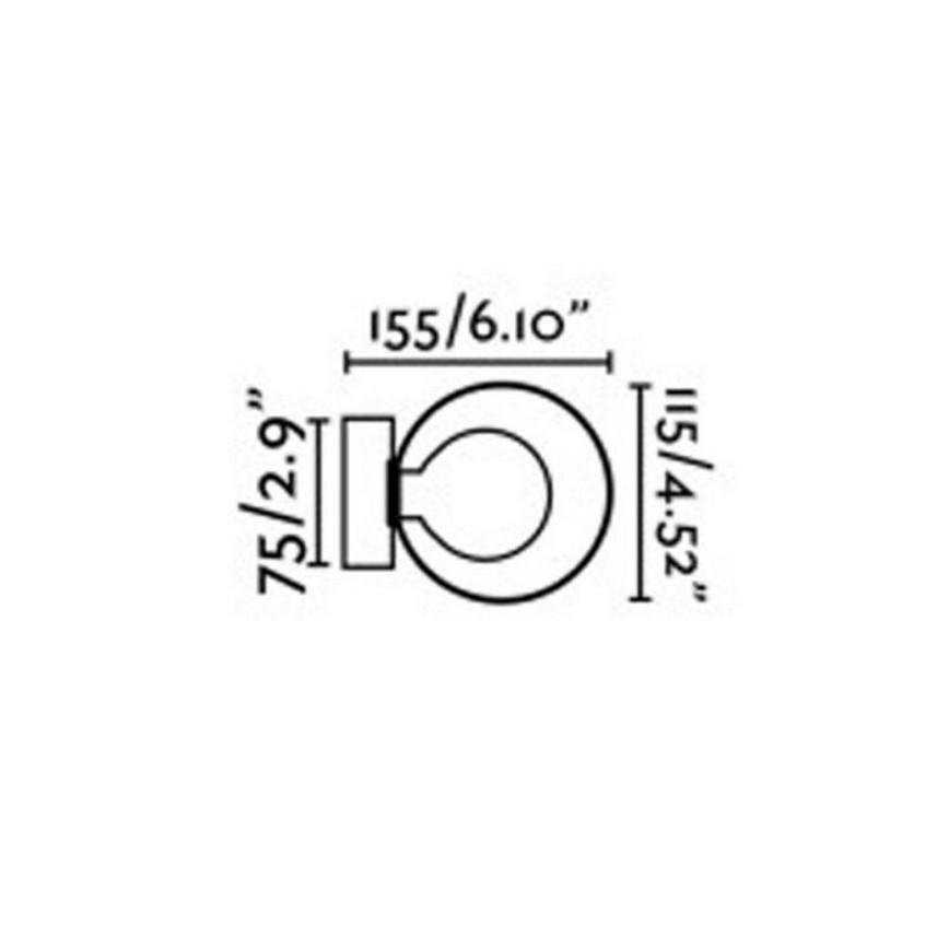 FARO 40086 - Koupelnové nástěnné svítidlo PERLA 1xG9/6W/230V IP44