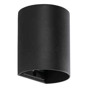 FARO 40523 - Nástěnné svítidlo SOLE 1xGU10/8W/230V černá kulatý