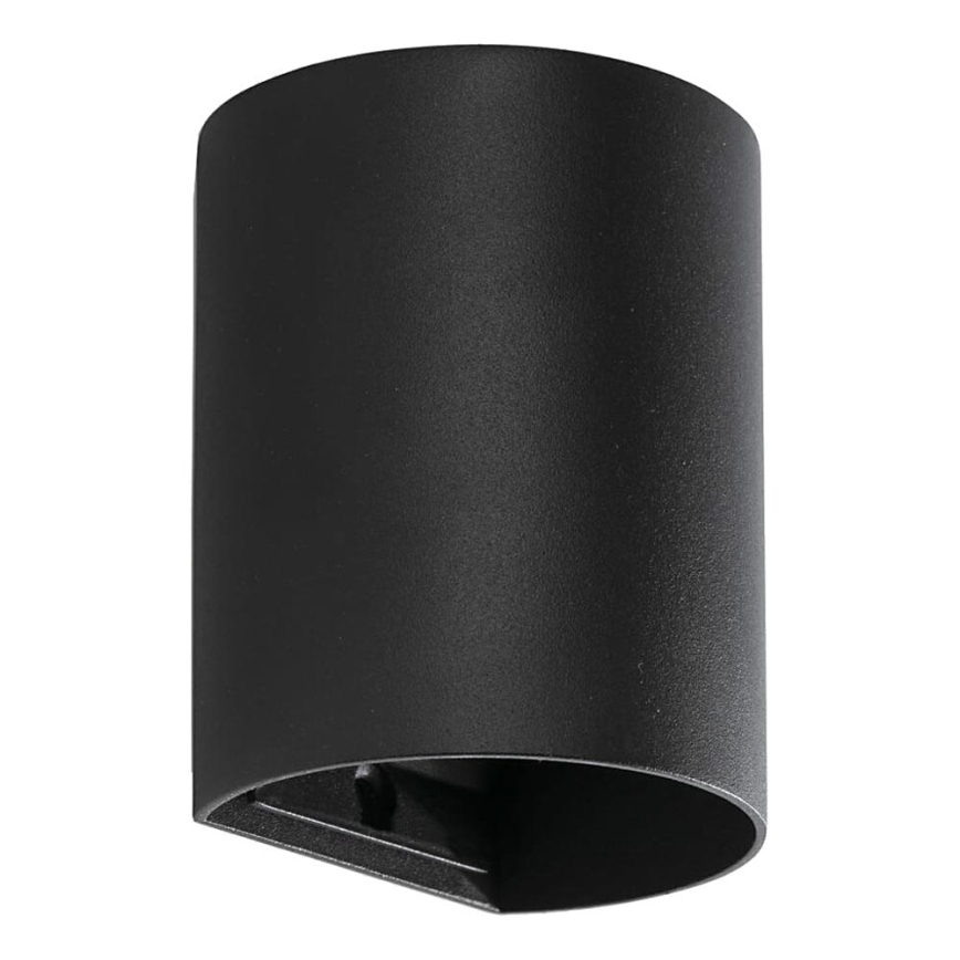 FARO 40523 - Nástěnné svítidlo SOLE 1xGU10/8W/230V černá kulatý