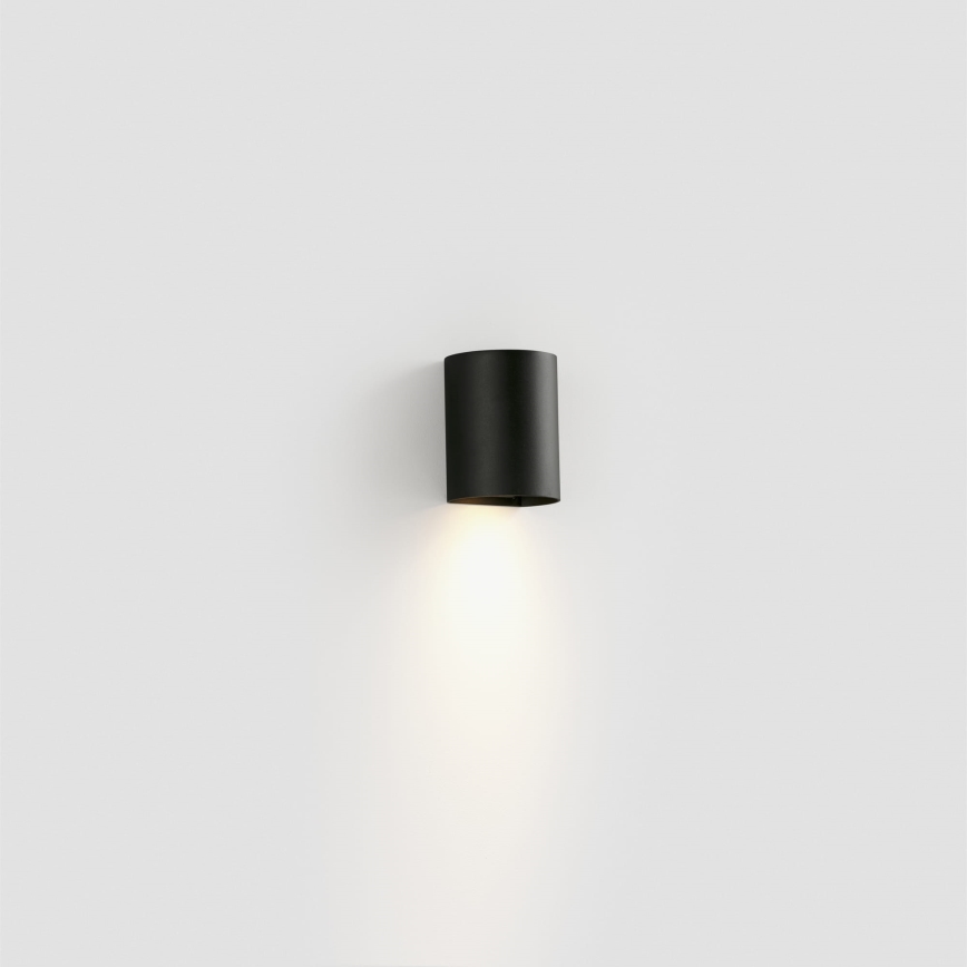 FARO 40523 - Nástěnné svítidlo SOLE 1xGU10/8W/230V černá kulatý